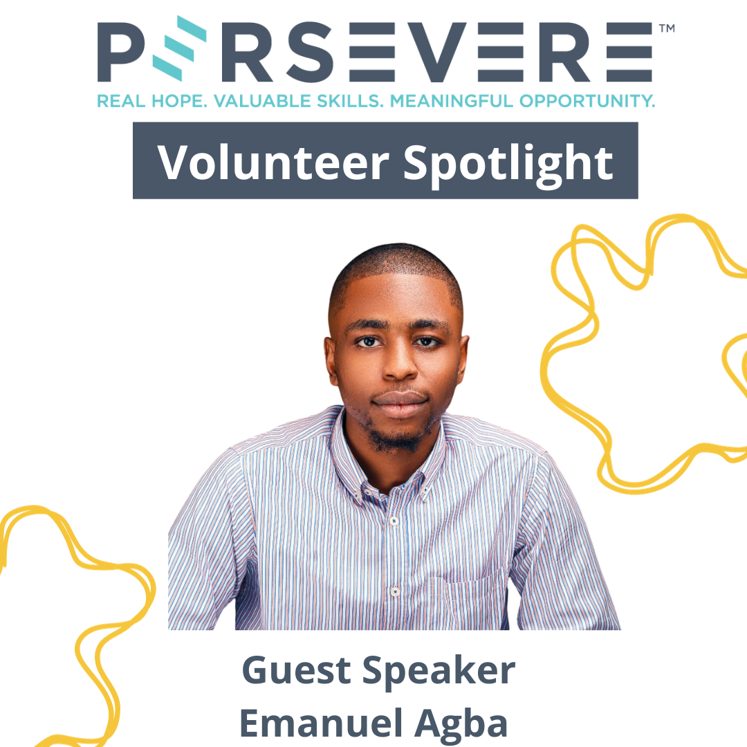 Volunteer Spotlight: Emmanuel Agba